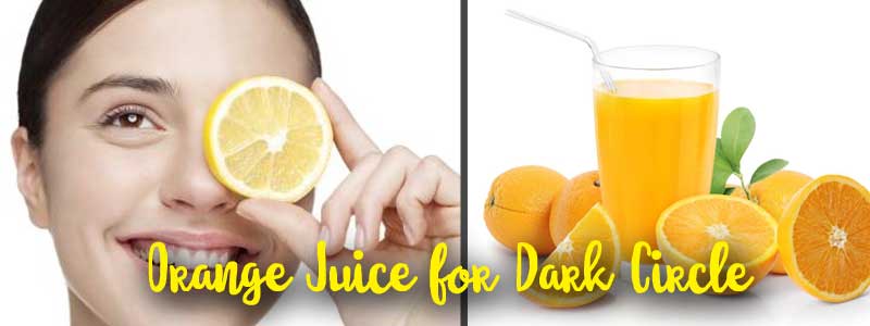 orange juice dark circle