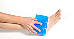 cold compress to cure leg pain relief