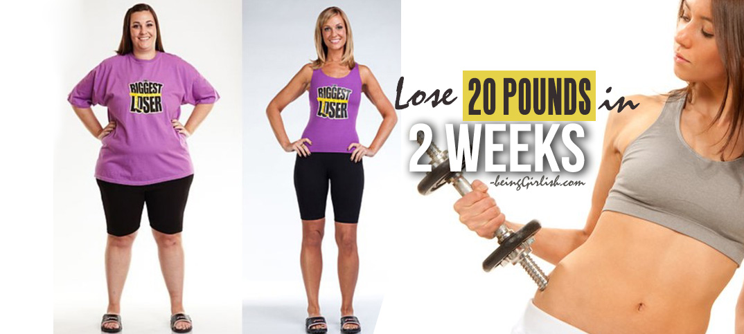 crash diet to lose 20 pounds in 2 weeks