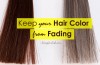 keep your hair color from fading