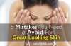skin care mistakes