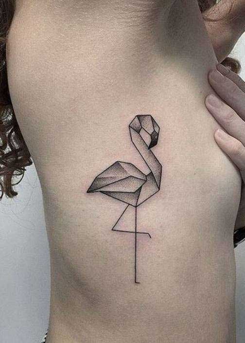 origami swan tattoo