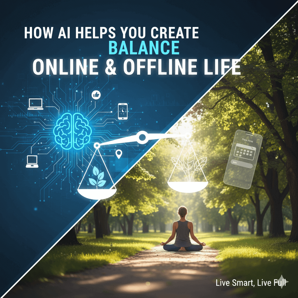 How AI Helps You Create a Balance Online and Offline Life
