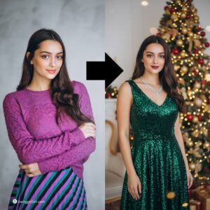 christmas background ai prompts