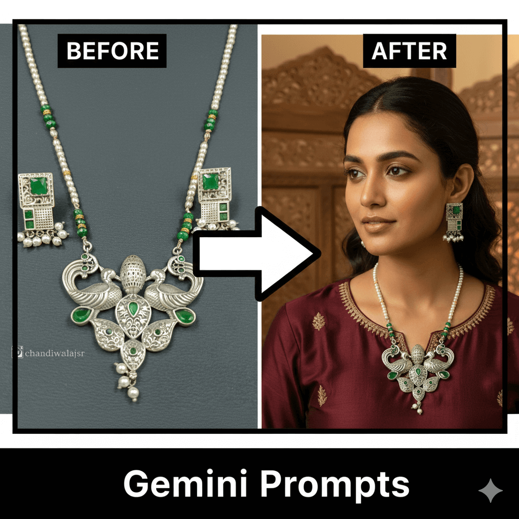 AI Model with Jewellery
